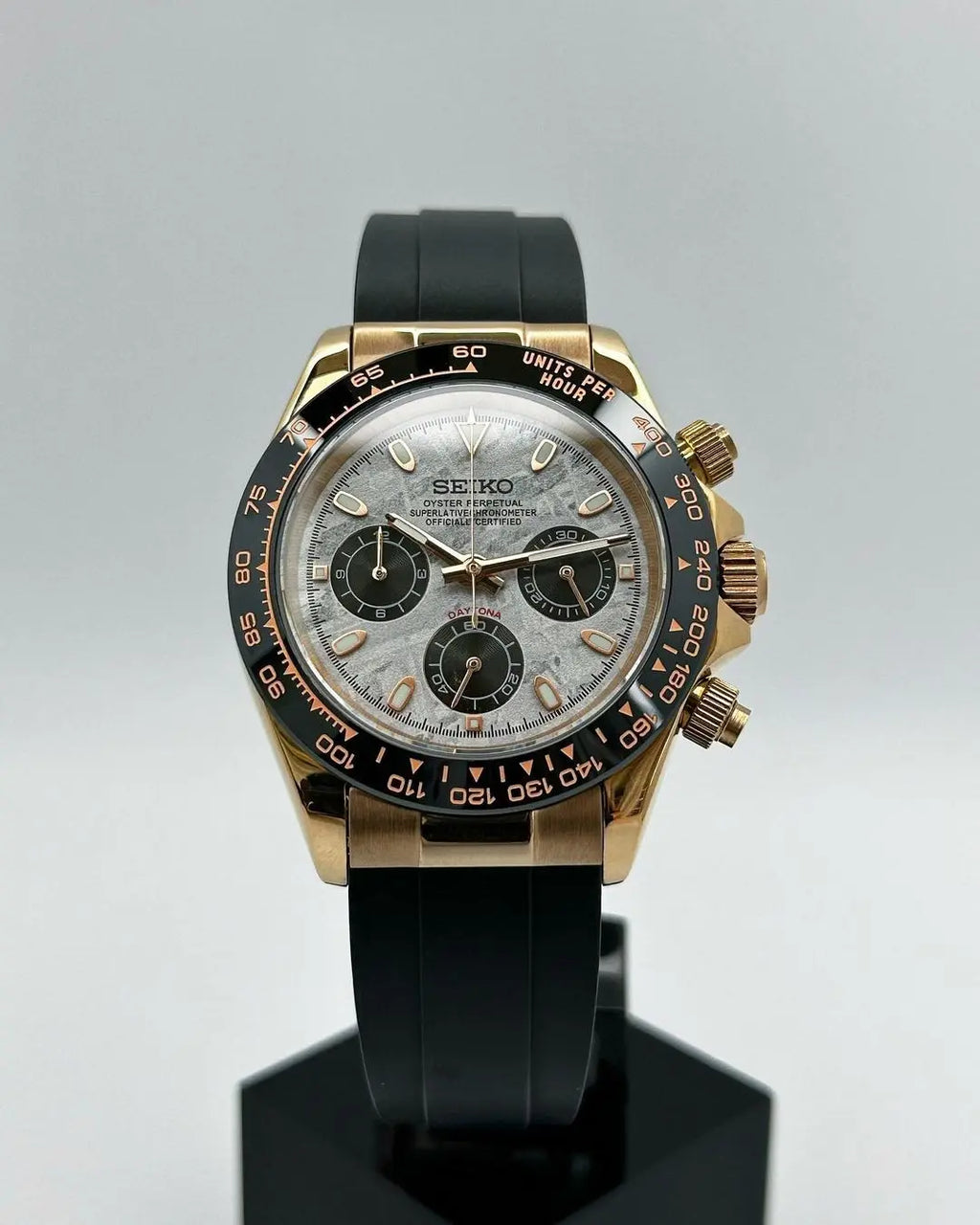 SEIKO DAYTONA | BLACK PREMIUM GOLD