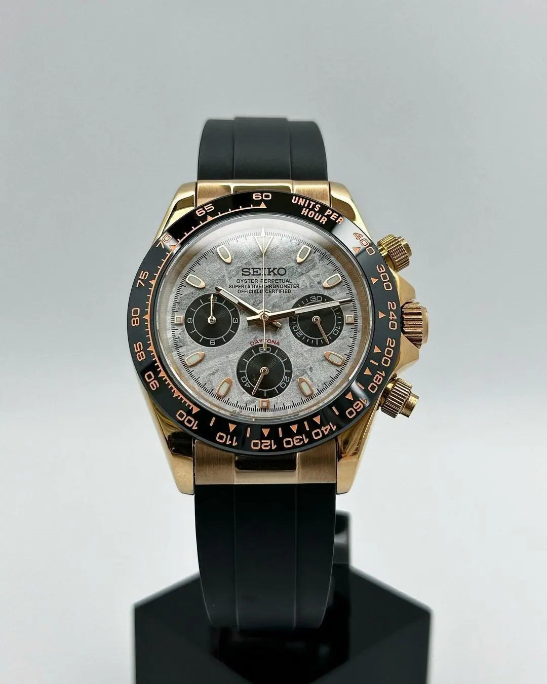 SEIKO DAYTONA | BLACK PREMIUM GOLD