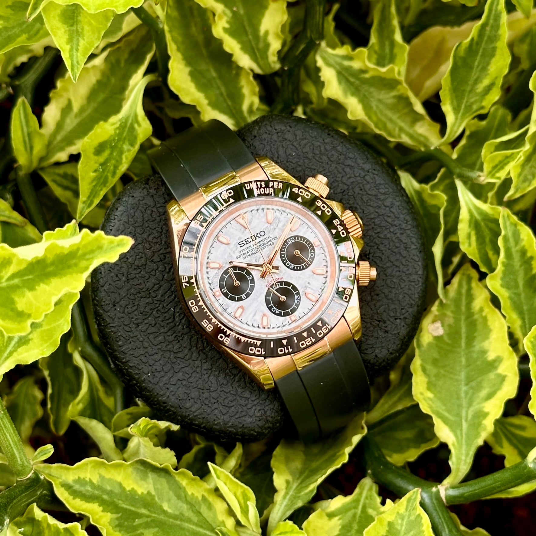 SEIKO DAYTONA | BLACK PREMIUM GOLD