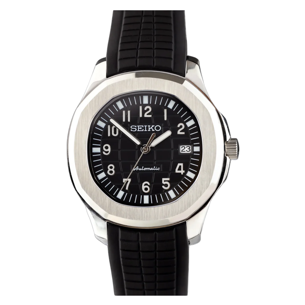 SEIKO AQUANAUT | DARK SILVER BLACK