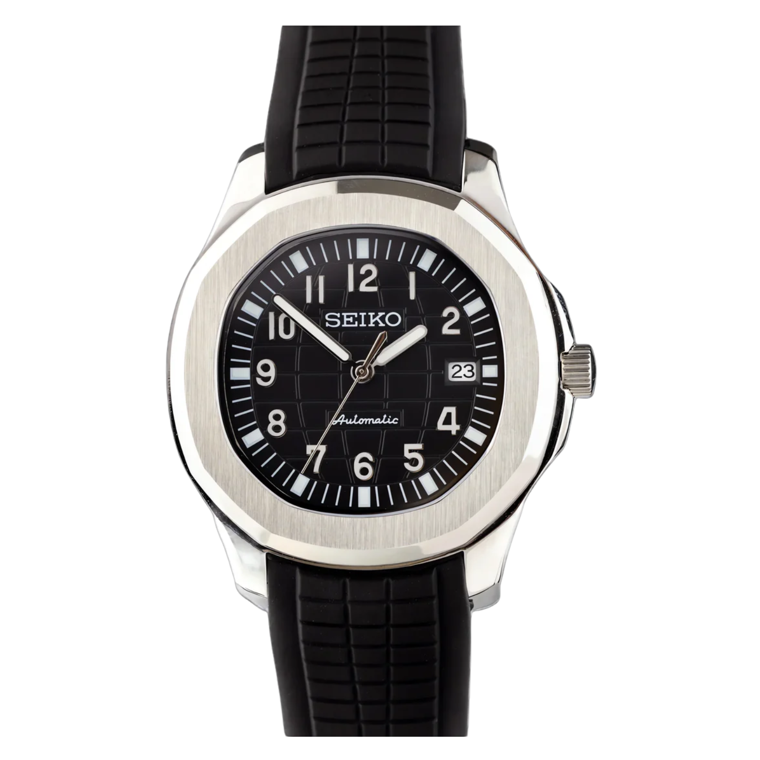 SEIKO AQUANAUT | DARK SILVER BLACK