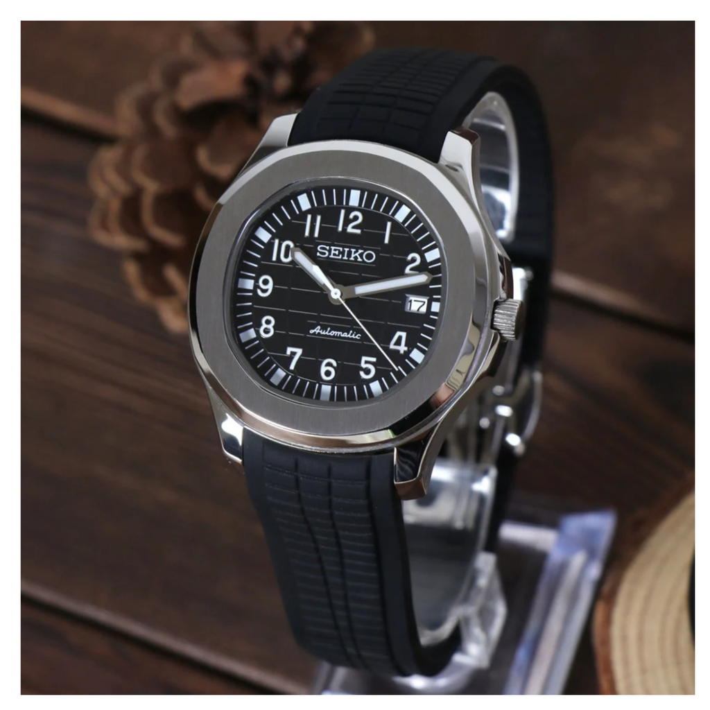 SEIKO AQUANAUT | DARK SILVER BLACK