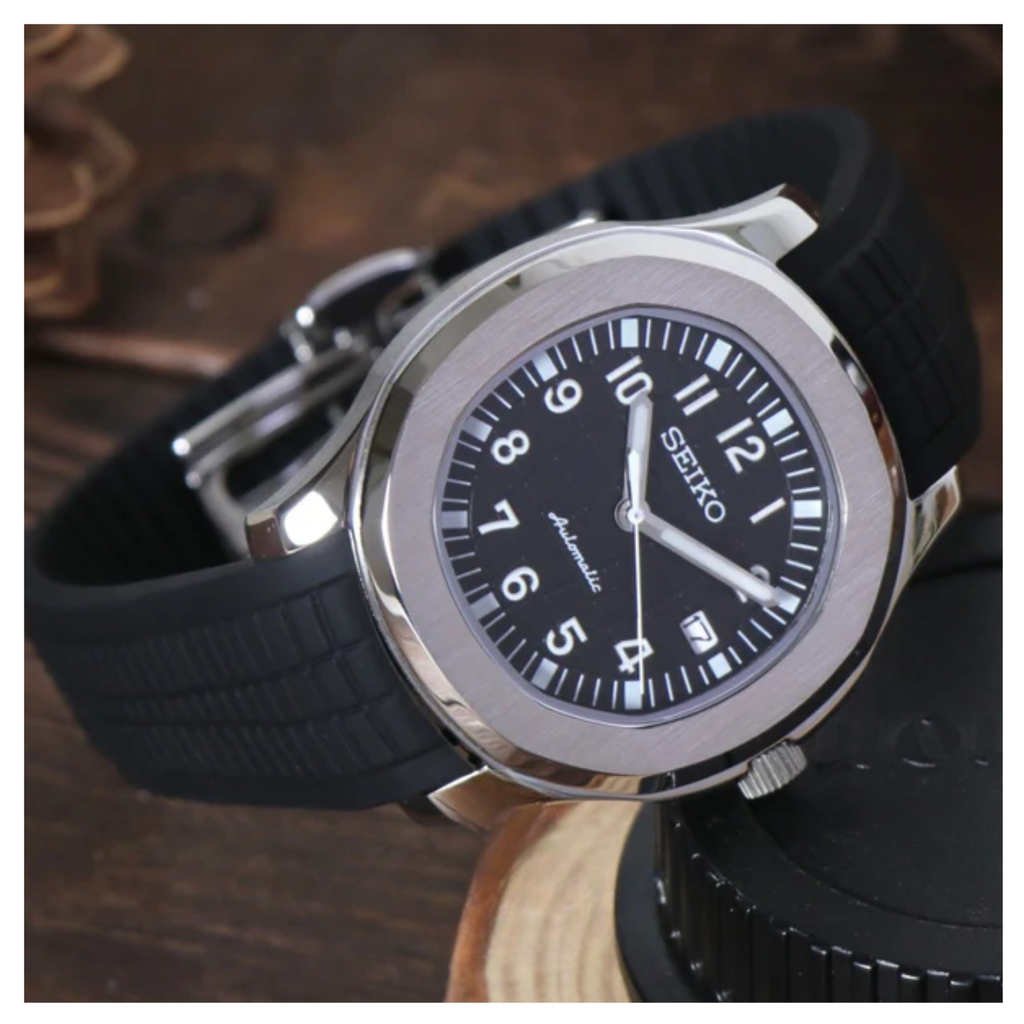 SEIKO AQUANAUT | DARK SILVER BLACK