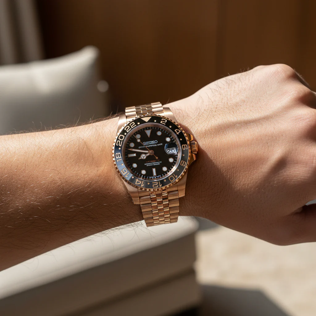 SEIKO GMT | PREMIUM ROSE GOLD