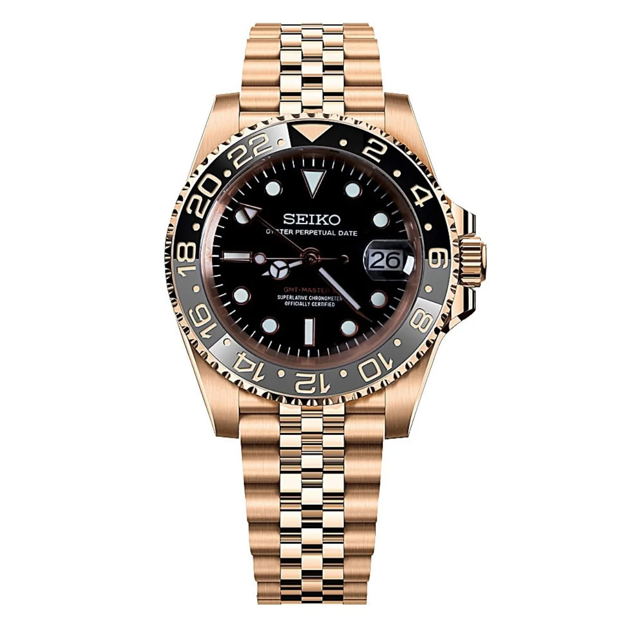 SEIKO GMT | PREMIUM ROSE GOLD
