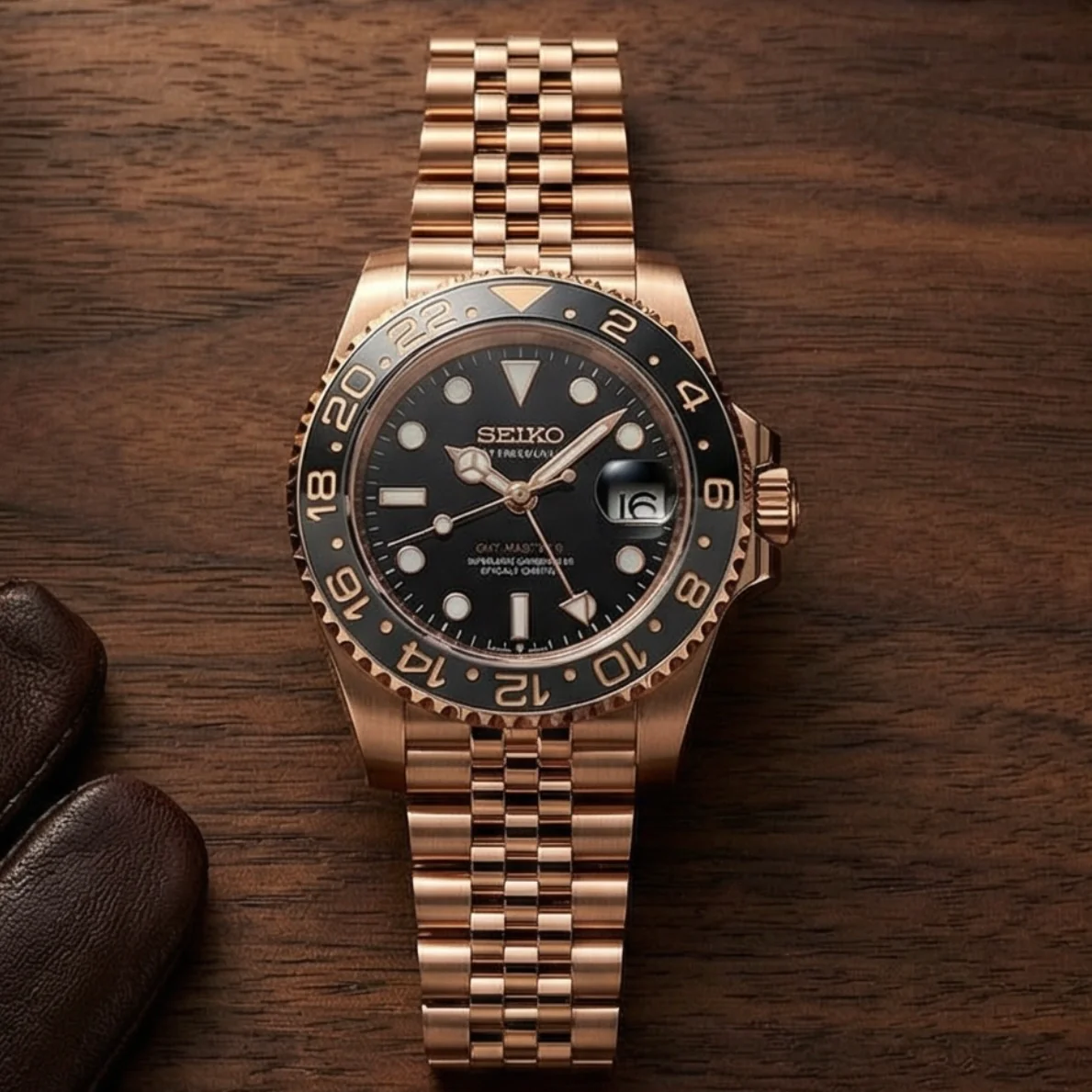 SEIKO GMT | PREMIUM ROSE GOLD